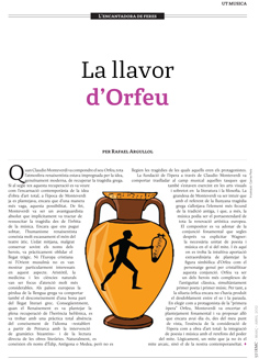 La llavor d’Orfeu