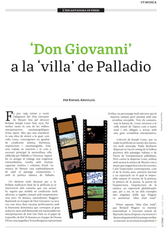 ‘Don Giovanni’ a la ‘villa’ de Palladio