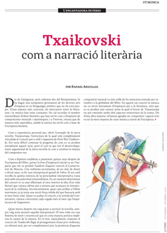 Txaikovski com a narració literària
